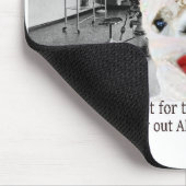 Mousepad. Happy Geburtstag. Alpaca Mousepad (Ecke)