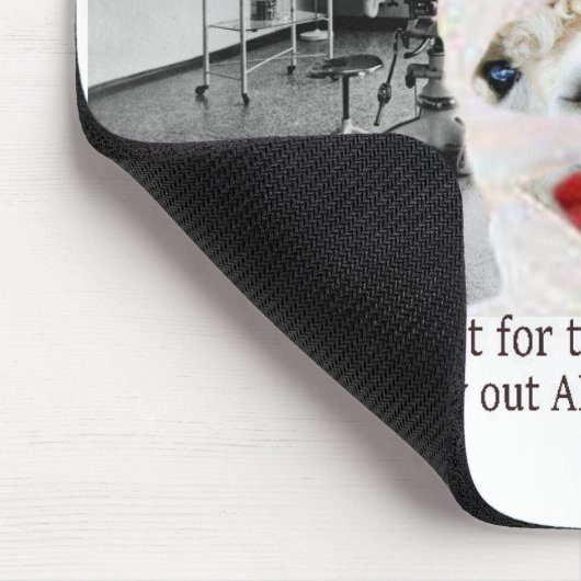 Mousepad. Happy Geburtstag. Alpaca Mousepad (Ecke)