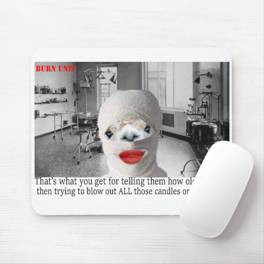 Mousepad. Happy Geburtstag. Alpaca Mousepad (Mit Mouse)