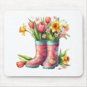 Mousepad-Hello Spring Floral Mouse Pad Mousepad (Vorne)