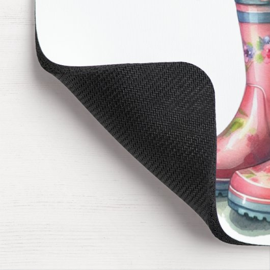 Mousepad-Hello Spring Floral Mouse Pad Mousepad (Ecke)