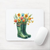 Mousepad-Hello Spring Floral Mouse Pad Mousepad (Mit Mouse)