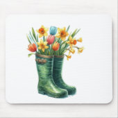 Mousepad-Hello Spring Floral Mouse Pad Mousepad (Vorne)