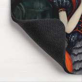 "Mousepad heraus, Trick-oder-Behandelnd" Mousepad (Ecke)