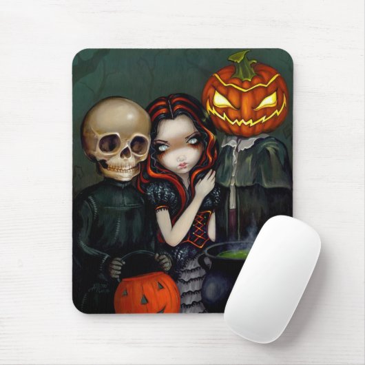 "Mousepad heraus, Trick-oder-Behandelnd" Mousepad (Mit Mouse)