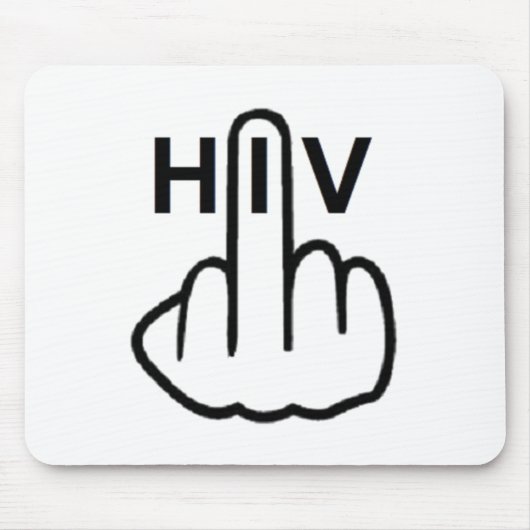 Mousepad HIV Gedreht (Vorne)