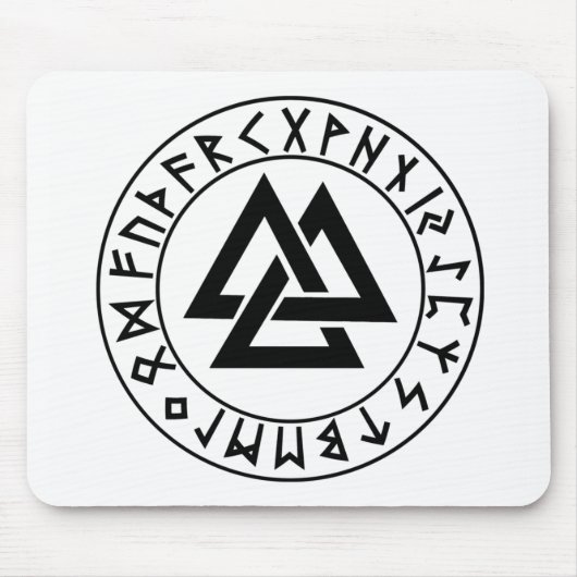mousepad hor Tri Dreieck Rune-Schild (Vorne)