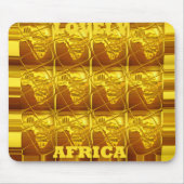 Mousepad Horizontal Template Lovely Africa (Vorne)