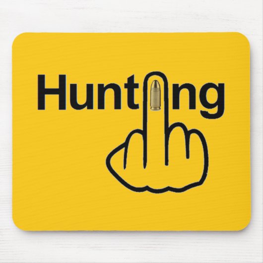 Mousepad Hunting Gedreht (Vorne)