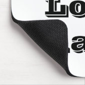 Mousepad I Liebe Black (Ecke)