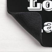 Mousepad I Liebe Black (Ecke)