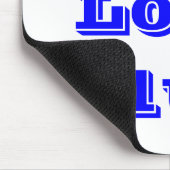 Mousepad I Liebe Blue (Ecke)
