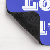 Mousepad I Liebe Blue (Ecke)