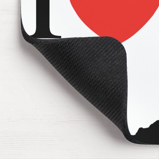 Mousepad I LIEBE BORA BORA (Ecke)