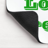 Mousepad I Liebe Green (Ecke)