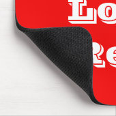 Mousepad I Liebe Red (Ecke)