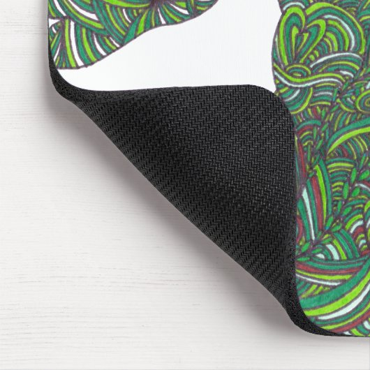 Mousepad - i-Liebe Sie - Baum mit Charakter (Ecke)