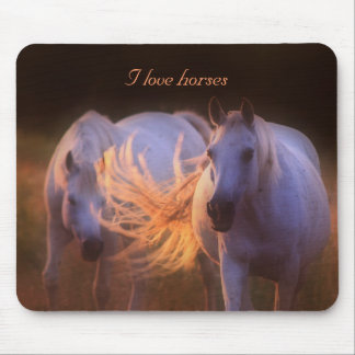 Mousepad - I love horses