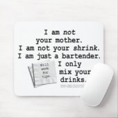 Mousepad - Ich bin BARKEEPER (Mit Mouse)