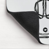 Mousepad | Ich Wollte einfach, an deiner Seite zu  (Ecke)