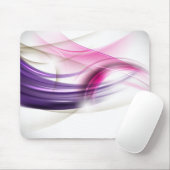 Mousepad in lila-rosa Waves (Mit Mouse)