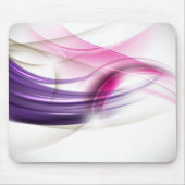 Mousepad in lila-rosa Waves (Vorne)