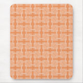 Mousepad - in Orange geflochtene Quadrate (Vorne)