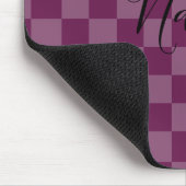 Mousepad in Raspberry Schachbrett HAMbWG (Ecke)