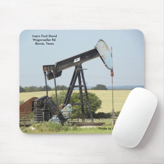 Mousepad/Inezs Frucht-Stand/Bowie, Texas Mousepad (Mit Mouse)