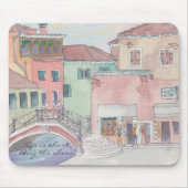 Mousepad "Italien/Aquarellbilder" (Vorne)