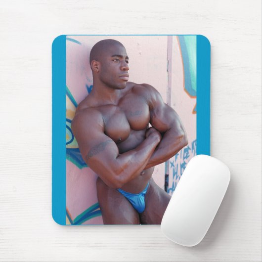 Mousepad, "Jermaine in der Ruhe " Mousepad (Mit Mouse)