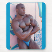 Mousepad, "Jermaine in der Ruhe " Mousepad (Vorne)