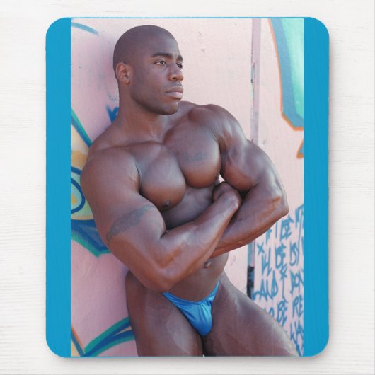 Mousepad, "Jermaine in der Ruhe " Mousepad (Vorne)