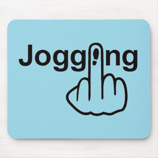 Mousepad Joggen Gedreht (Vorne)