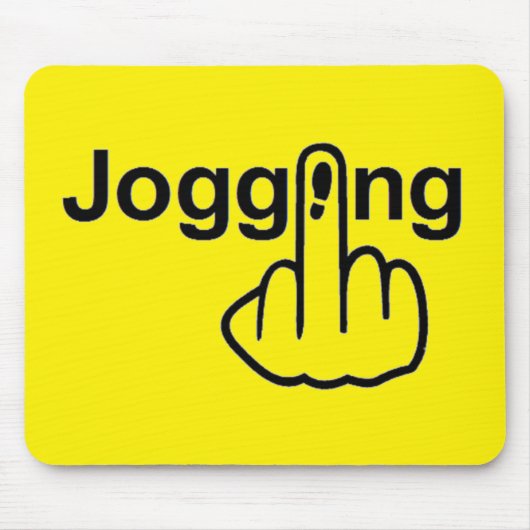 Mousepad Joggen Gedreht (Vorne)