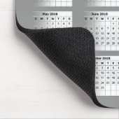 Mousepad-Kalender 2018 Mousepad (Ecke)