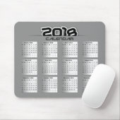 Mousepad-Kalender 2018 Mousepad (Mit Mouse)