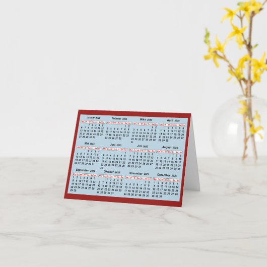 Mousepad Karte (Gelbe Blume)