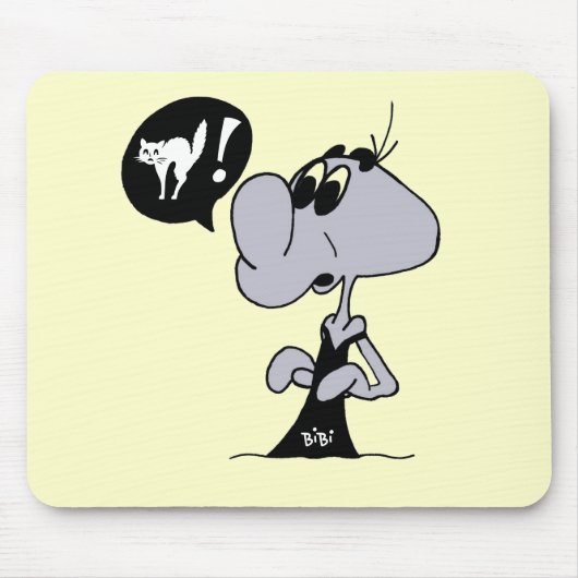 Mousepad Katze Persönlichkeit BIBI (Vorne)