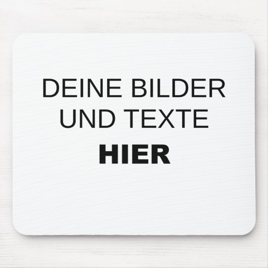 Mousepad komplett selbst gestalten (Vorne)