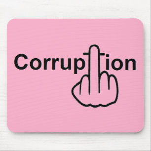 Mousepad Korruption Ist zum Kotzen