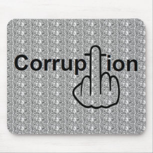 Mousepad Korruption Ist zum Kotzen