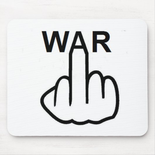 Mousepad-Krieg ist schrecklich Mousepad (Vorne)