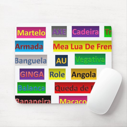 mousepad Kriegskünste capoeira Liebe (Mit Mouse)