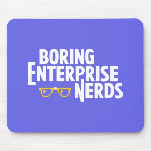 Mousepad langweilig für Enterprise-Nerd (Vorne)