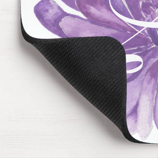 Mousepad "Lavender Blume/Wasserfarbskizze" (Ecke)