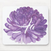 Mousepad "Lavender Blume/Wasserfarbskizze" (Vorne)