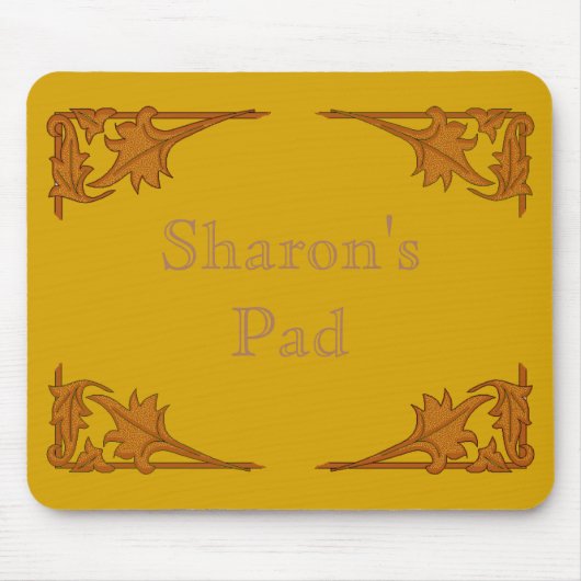 Mousepad - Leafarben (Vorne)