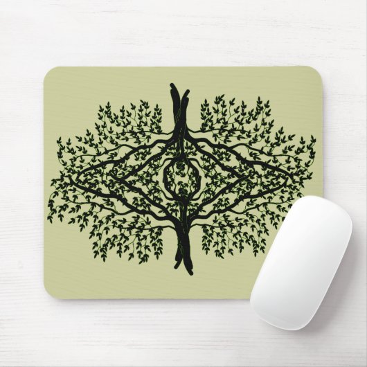 Mousepad - Leafy Kaleidoskopie (Mit Mouse)
