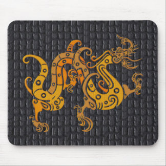 Mousepad Leather Gold Dragon (25-006)